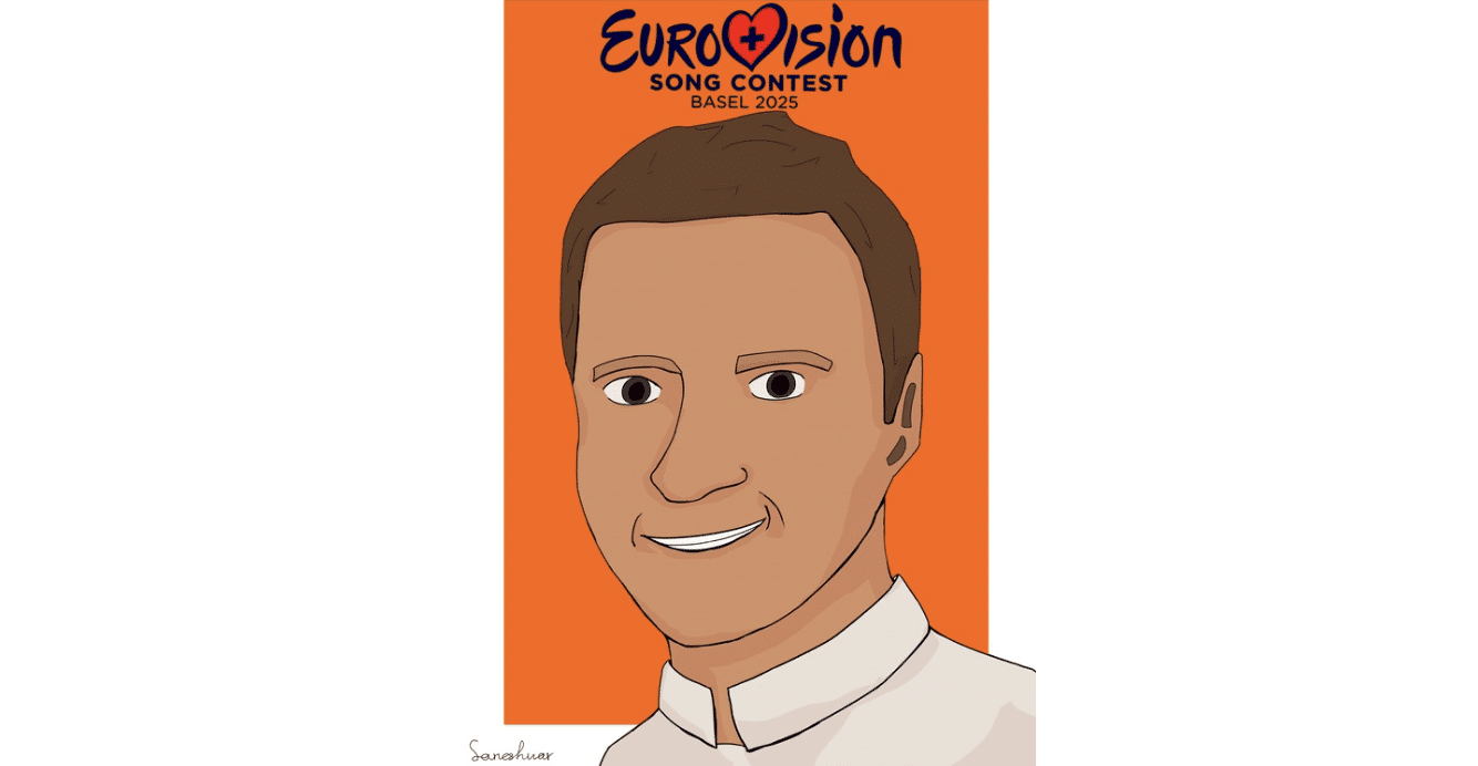 Eurovision Song Contest in Basel. Picture by Thomas Kastl of Sarveshwar Saravana (15 years old).