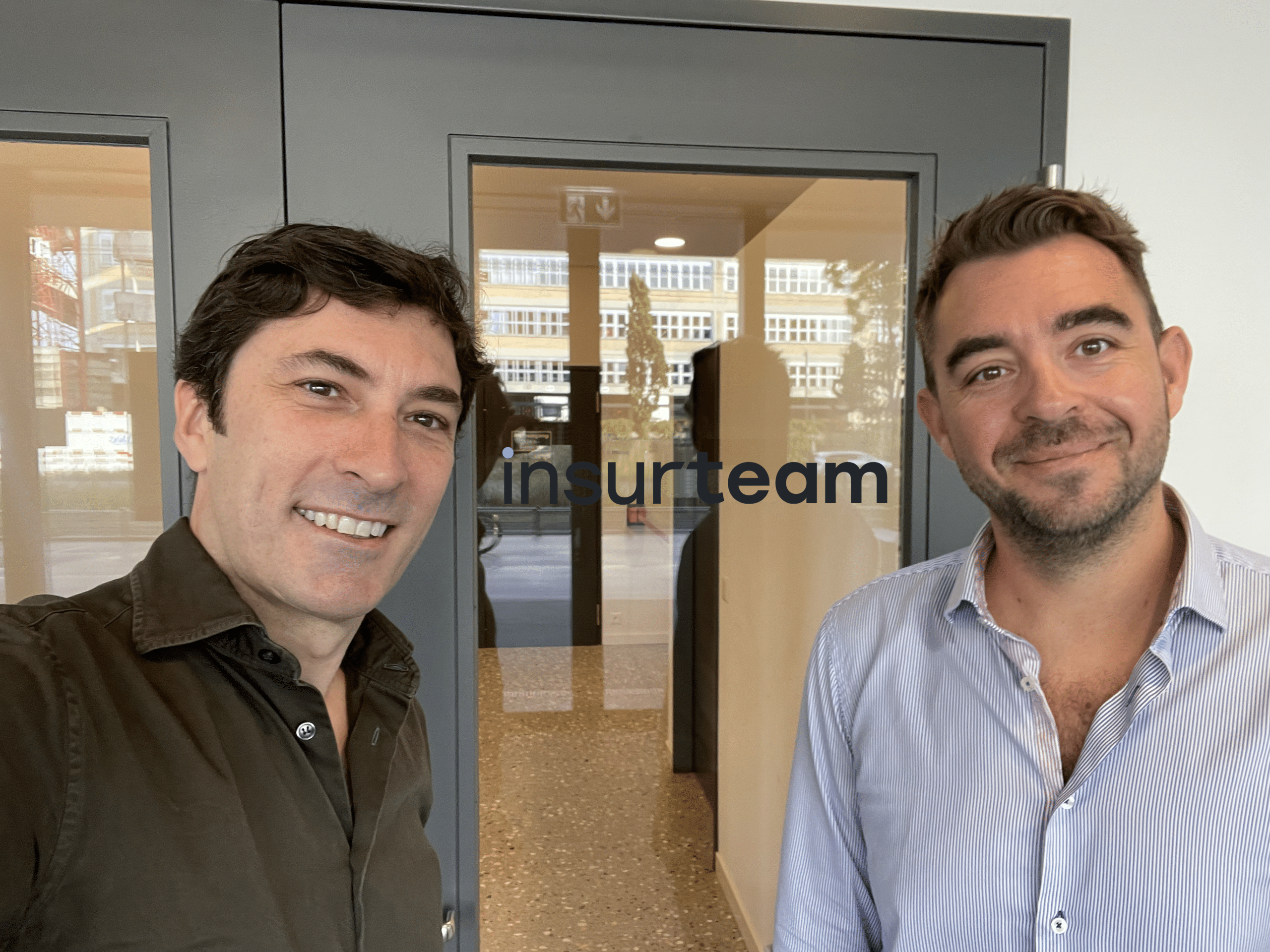 Insurteam Secures CHF 700,000 in Seed Funding: Saverio Patimo and Daniel Andres.